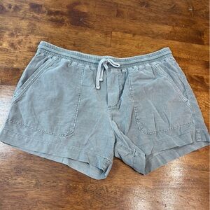 James Perse gray 100% cotton ribbed shorts size 4